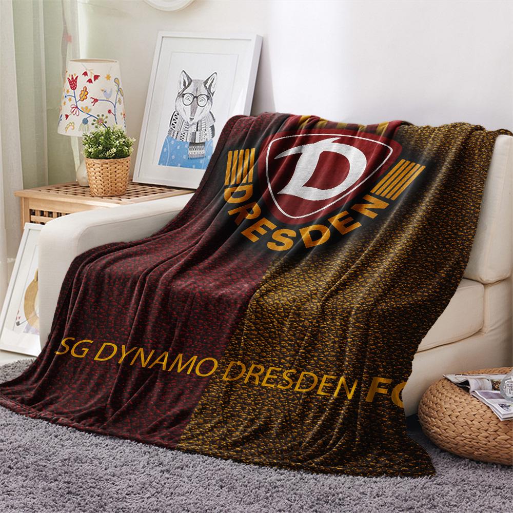 Coperta in Flanella con Stampa Dynamo Dresden, Alta qualità Confortevole per Tutte le Stagioni, Arredamento per la Casa, Calore e Comfort