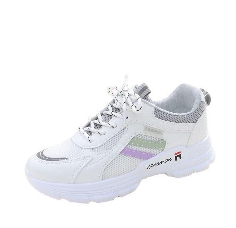Dad Shoes Girl 2025 New Spring and Summer Trend Shoes Korean Edition Breathable Mesh Student Sneakers Versatile Casual Little White Shoes