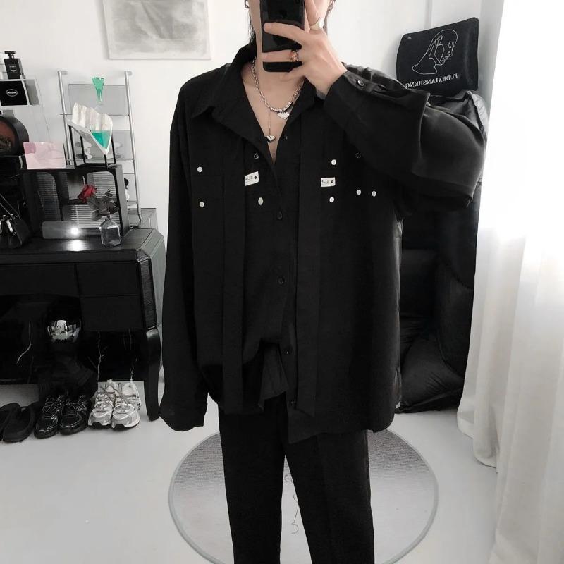 Fashion Long-sleeved High-end Casual Trendy Brand Shirts Loose New Shirts Versatile Shirts