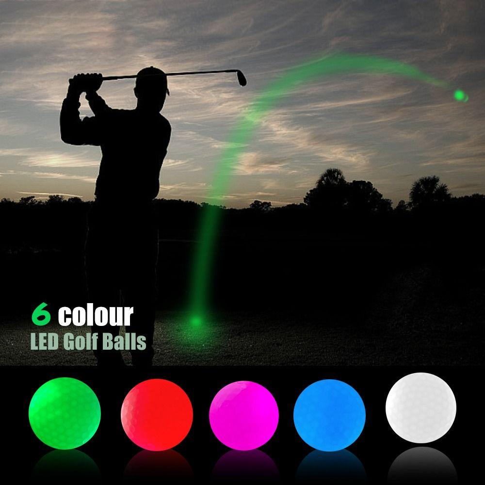 40 Hours Battery Life Night Golf Balls Resettable Time Light Up Golf Balls  Golfer Gift