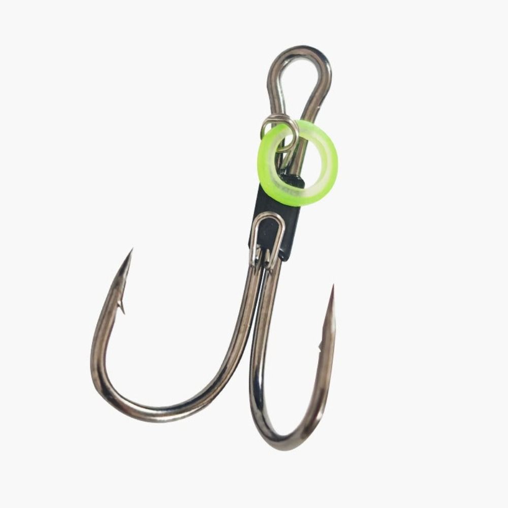 10pcs Pickerel Live Shrimp Bait Hooks Double Hook Hawksbill Single Hook  Sea Fishing