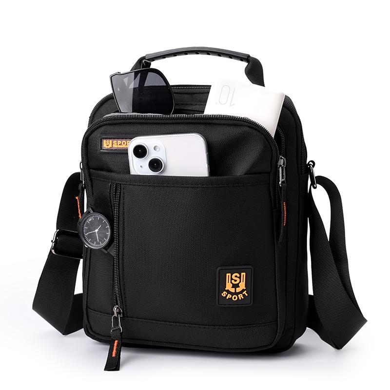 Men's Business Crossbody Shoulder Bag – Durable Oxford Cloth Sling with Big Capacity & Multiple Compartments