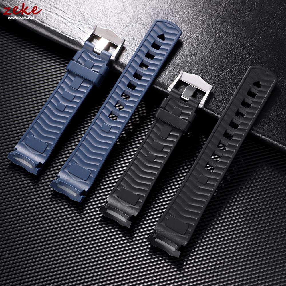 20mm Silikonowy Pasek do Zegarka dla Omega Seamaster 300 Gumowy Pasek dla Mężczyzn Kobiet Wodoodporna Sportowa Bransoleta Opcje Wielokolorowe