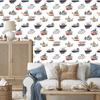 Colorful Ships Vehicles Wallpaper for Living Room and Bedroom 50x1000