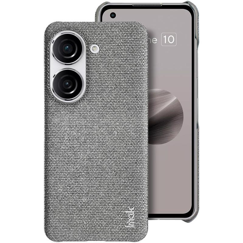 IMAK Ruiyi Serie für Asus Zenfone 9 5G/Zenfone 10 5G Stofftextur Handyhülle PU-Lederbeschichtete PC-Abdeckung