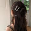 Luxury Water-Sensitive Rhinestone Zircon Bow Duckbill Hair Clip