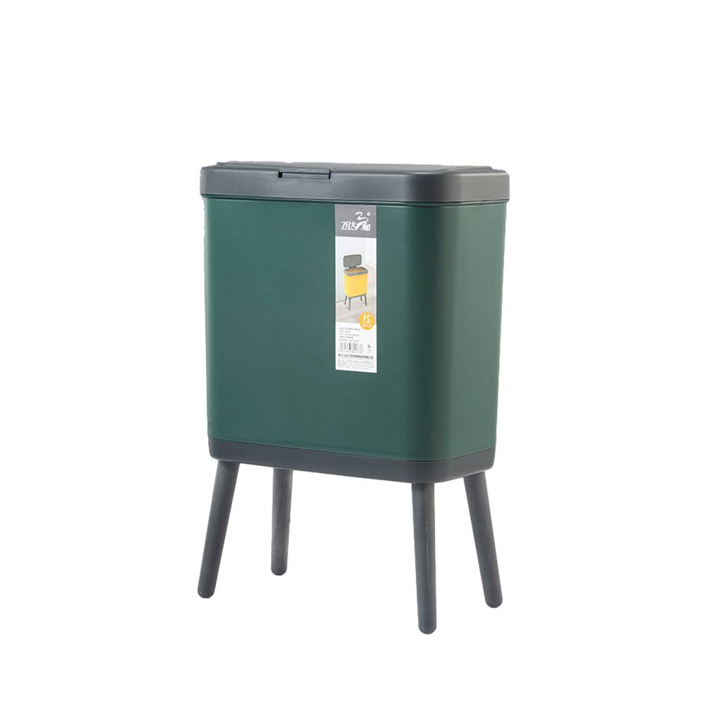 

Эффективный и прочный пластиковый мусорный бак для кухни - легко очищается с помощью кнопки