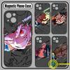 Anime Ones Pieces Luffys Zoros Phone Case for iPhone 17 16 15 14 13 12 11 Air Pro Max Mini XR XS X 7 8 6 6s Plus Matte Magnetic