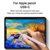 Tablet-Stift Schutzhülle Silikon Anti-Rutsch USB-C Touch-Stift Hülle Einfach Wasserdicht für Apple Pencil 3. Generation