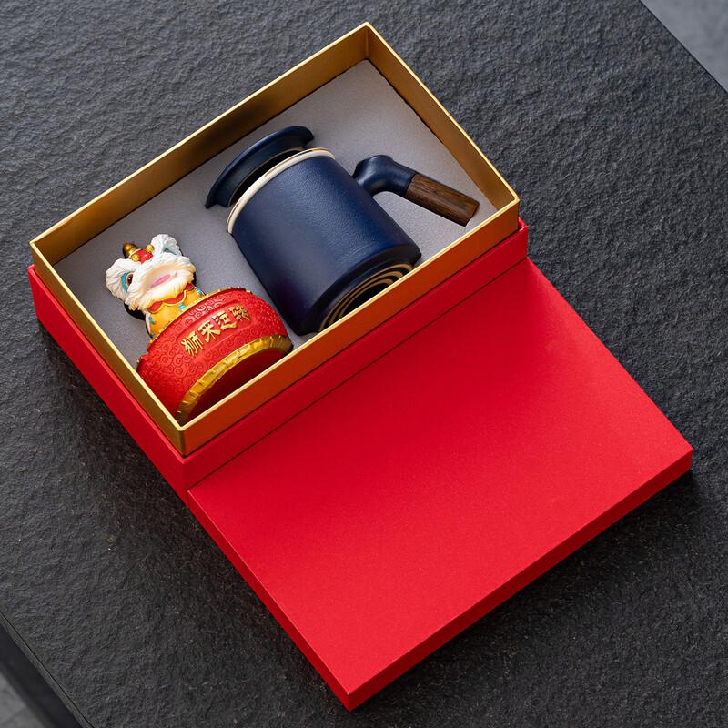 Керамический подарочный набор Weidu: кружка для офиса и пепельница