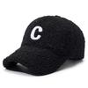 Lilang Women's Korean Style Warm Lambswool Baseball Cap