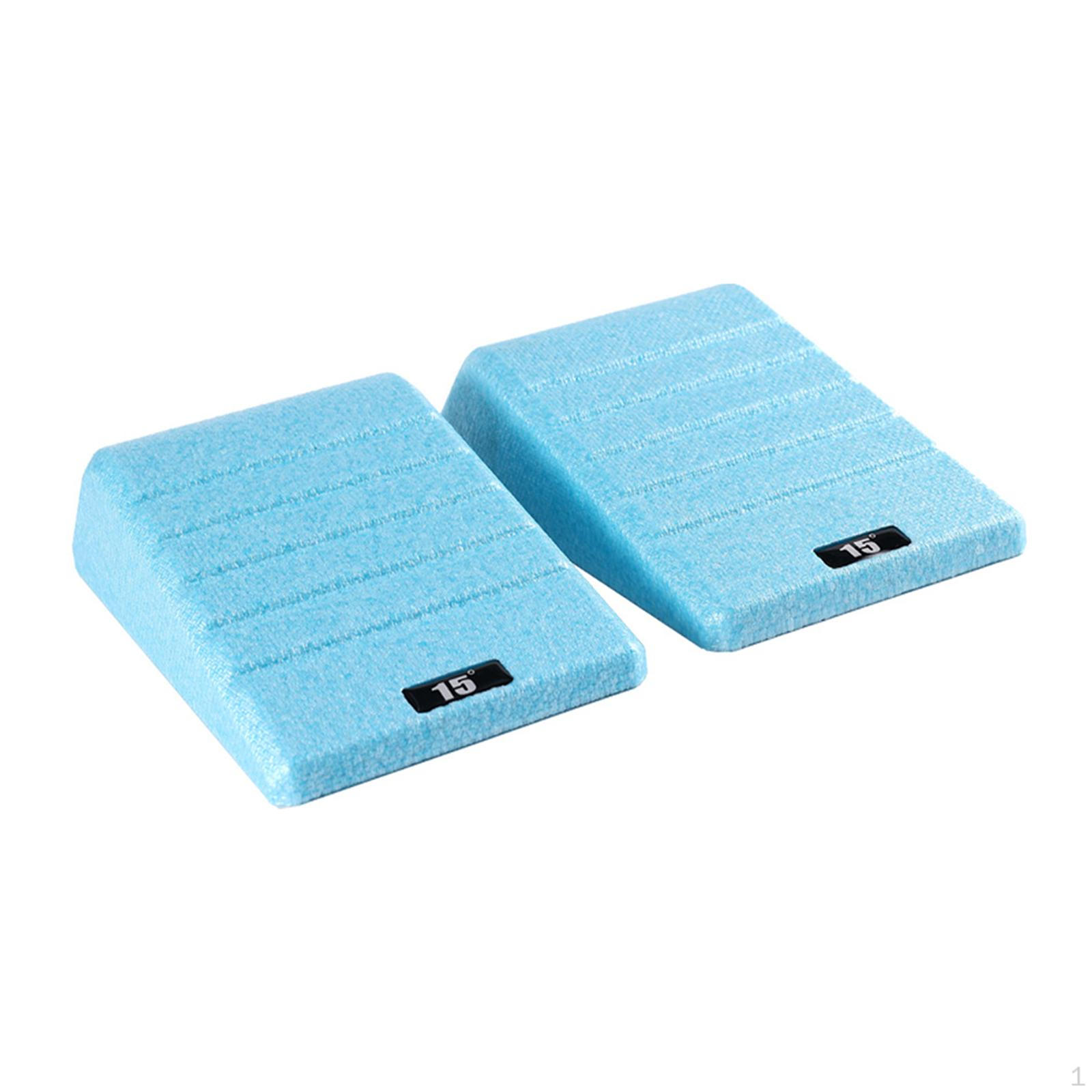 

2 шт. клиньев для приседаний для использования в домашнем спортзале и ухода за ногами синий