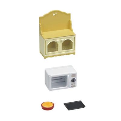 Calico Critters Dollhouse Furniture and Decor Microwave Cabinet