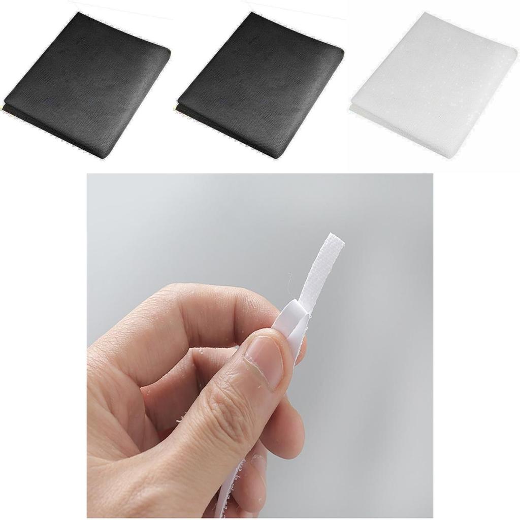 Premium Window Mesh Door Curtain With Self-adhesive Net Guard For Mosquitoes And Bugs