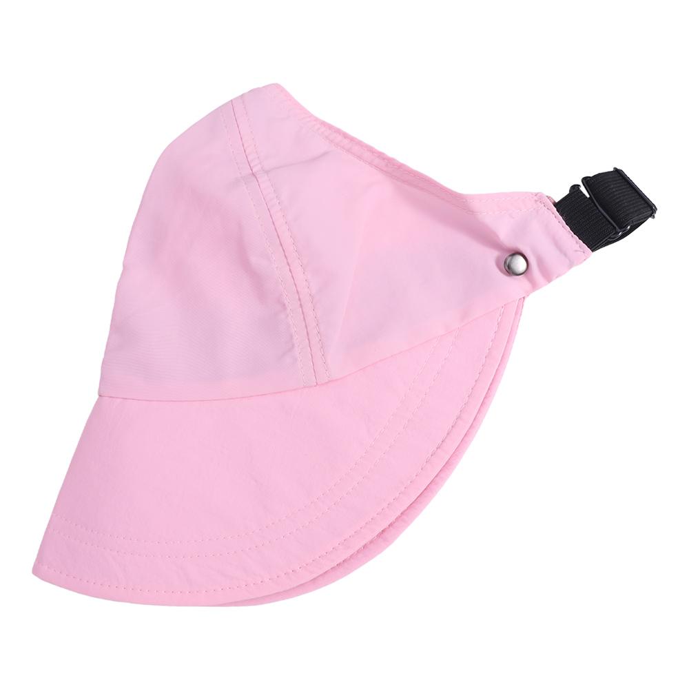 Foldable Sunshade Empty Top Hat Solid Color Mask Hanging Suncreen Peaked Cap Bucket Hat Sun Hat Ponytail Cap Beach