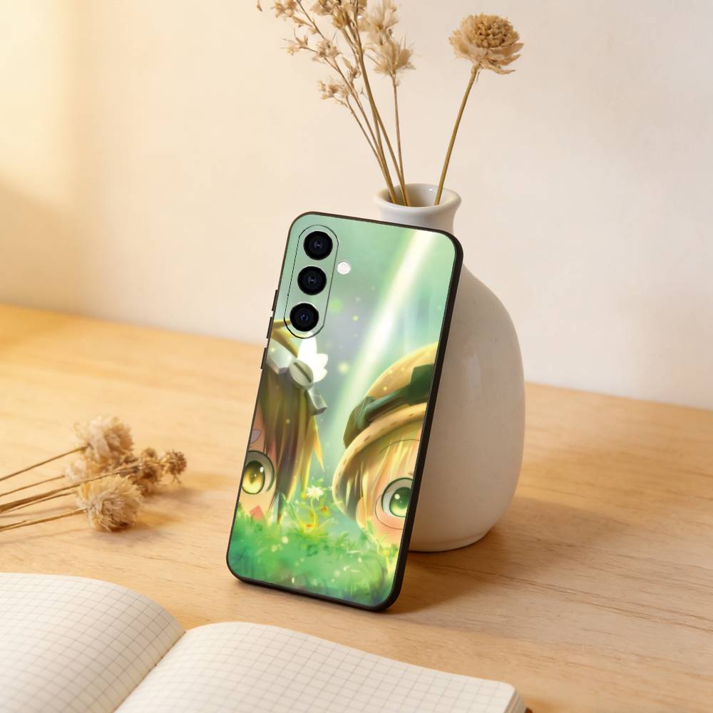 

Made in Abyss Phone Case For Samsung Galaxy A73,A72,A71,A70,A53,A52,A51,Soft Silicone Black Cover Samsung a31