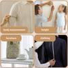 1.5 Meter Soft Tape Measure Scale Body Sewing Flexible Tailor Ruler Centimeter Inch Portable Retractable Self-Lock Measuring Tape