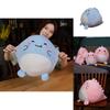 Squishmallow Dinosaur Plush Toy Super Soft Short Plush Blue/pink 20cm/7.87in