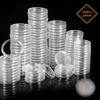Protection Coin capsules Accessories Collection 100pcs 24mm Plastic Holder