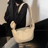 Pleated Hobo Bag Women's Large Capacity Lightweight Commuter Shoulder Bag Crossbody Bag
