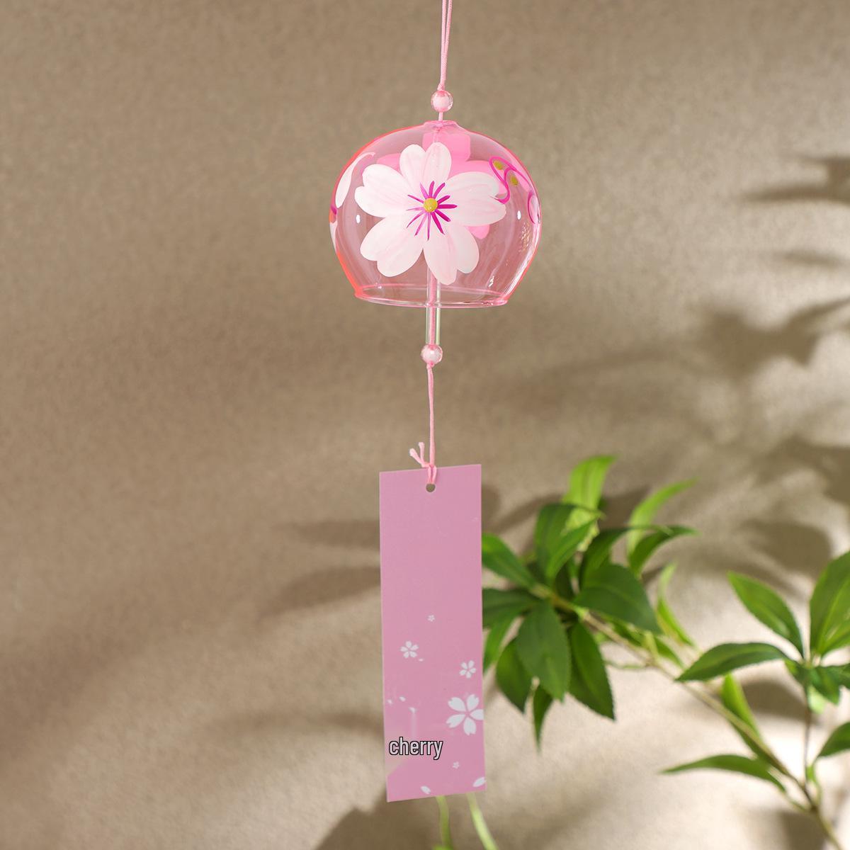 Japanese-Style Handcrafted Glass Wind Chime for Fresh, Simple Home Decor