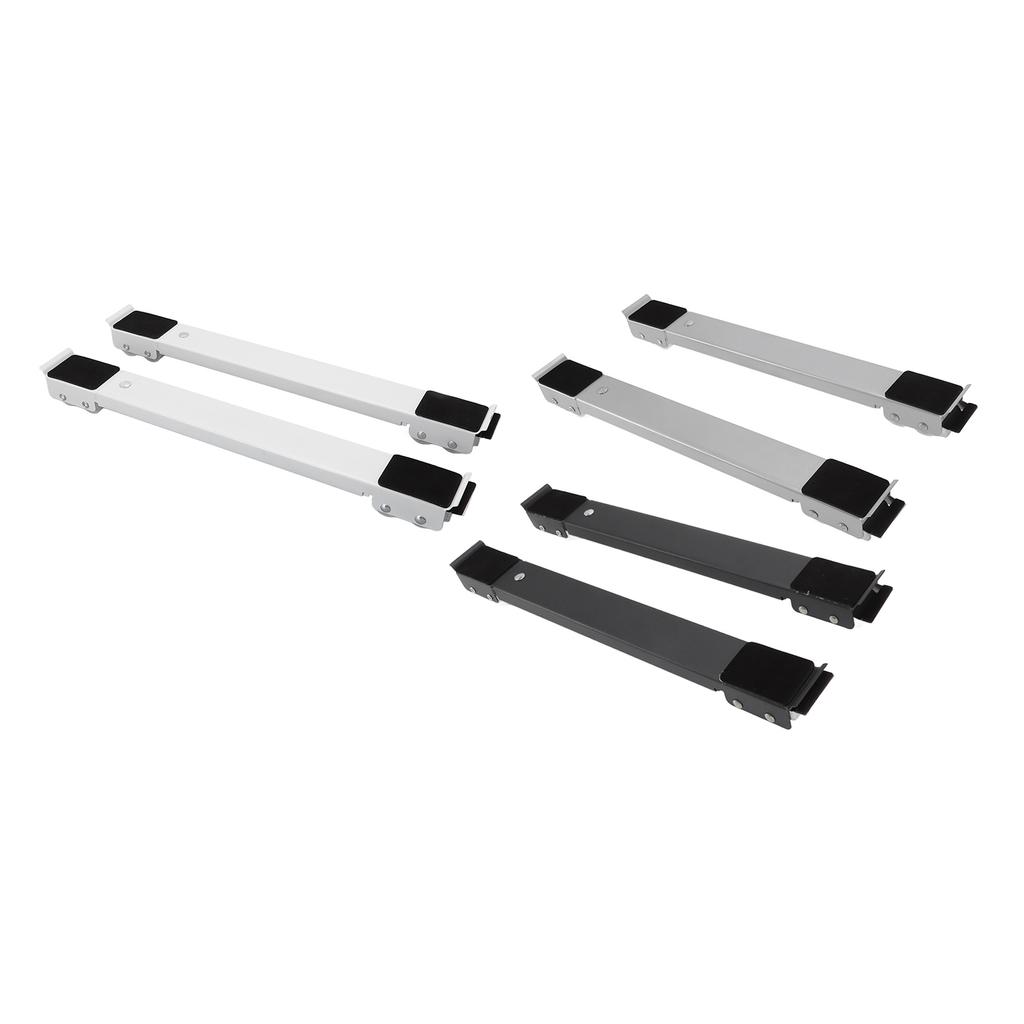 2pcs Furniture Appliance Roller Steel 300kg Load Bearing Stretchable Machine Moving Base for Dishwas
