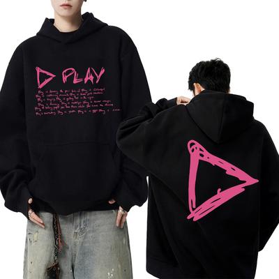 Heißer Sänger Ed Sheeran Play Tour 2025 Beidseitig bedruckter Hoodie Herren Damen Mode Sweatshirt Unisex Fleece Langarm Pullover