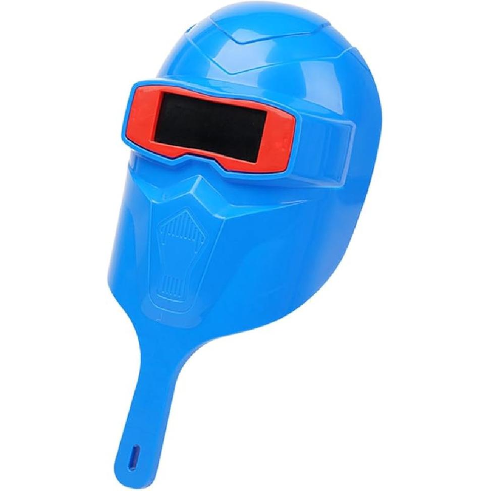 Ручной сварочный шлем, маска сварщика с очками для защиты глаз, защитный щиток для шлифования, высокая рабочая температура сварки, серый