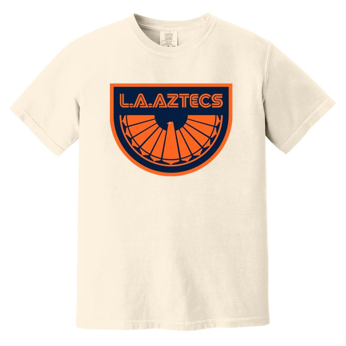 Los Angeles Aztecs T-shirt Heavyweight Vintage Colors | NASL Soccer Team 2XL