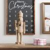 Wooden Nutcracker Soldiers Figures with Paint and Brushes Paintable Nutcracker Christmas Figures Unfinished For Home Decor