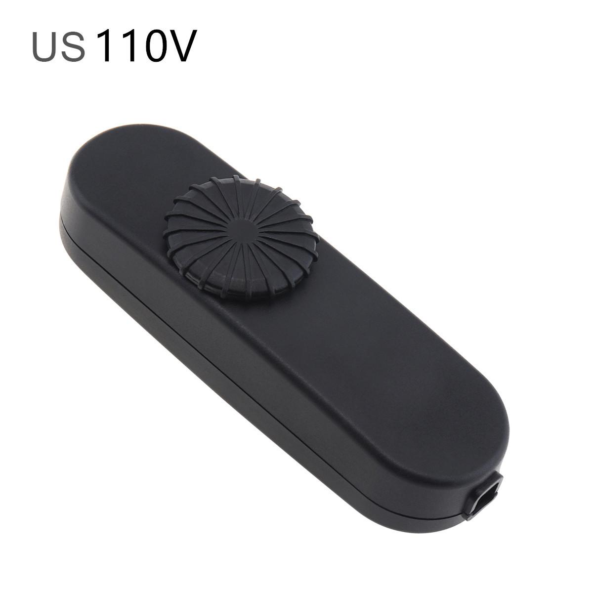 

Светодиодный диммер 220 В, поворотный диммер полного диапазона, встроенный переключатель лампы для настольной лампы/светодиодной лампы/галогенных ламп 110V Black