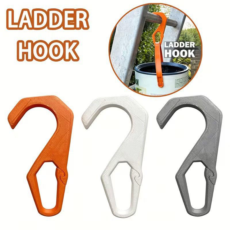 1/4Pcs Heavy Duty Ladder Paint Bucket Hook Fixed Hanging Wall Mount Painting Secure Clip Tool Hands Free Non Slip