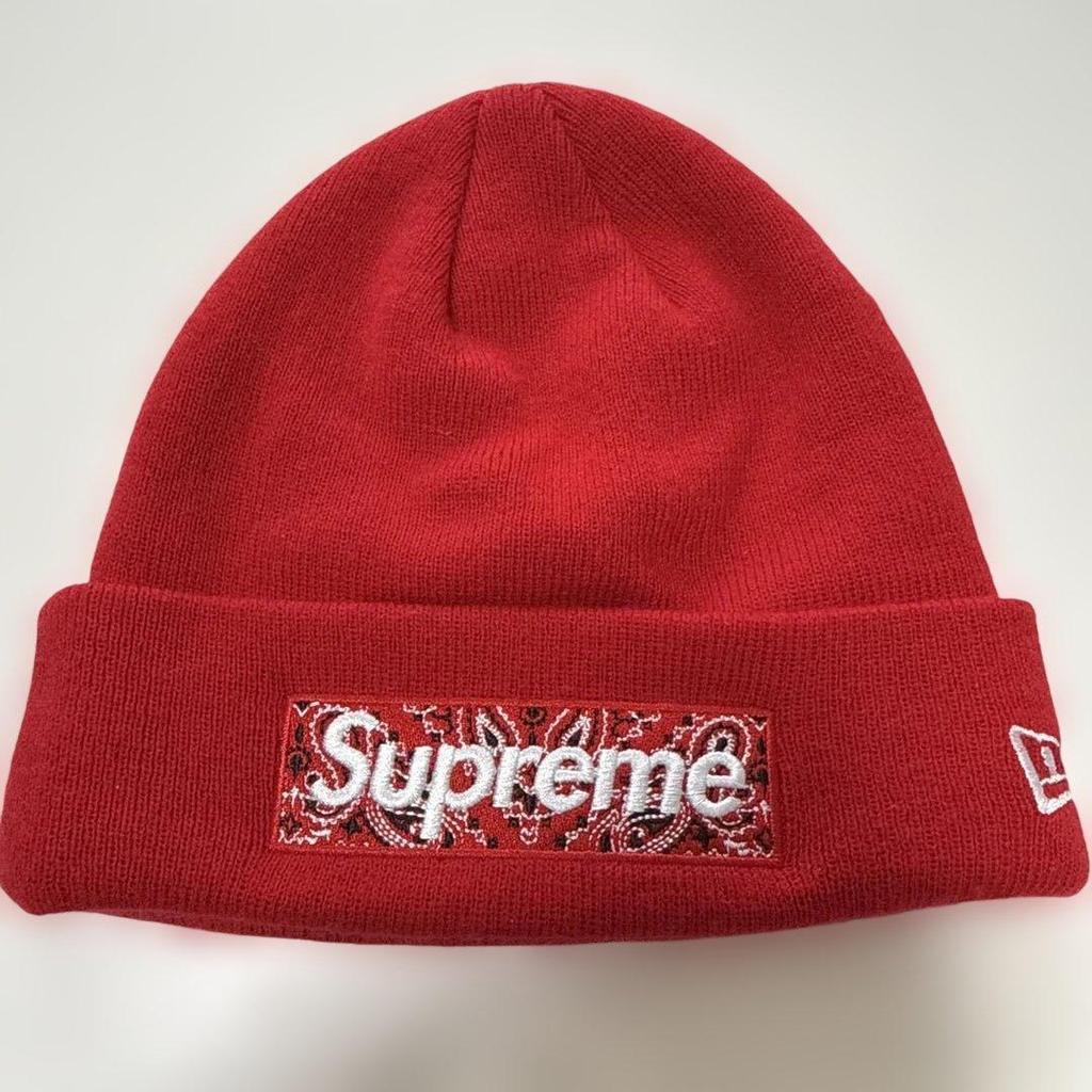 Used Supreme Bandana Box Logo Beanie