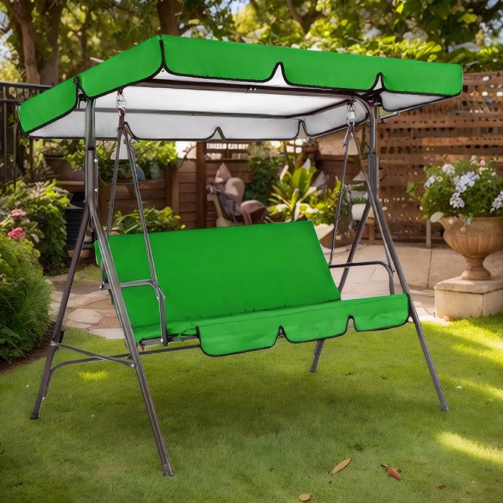 Garden Swing Seat Replacement Canopy Waterproof Sun Shade Awning Cover Swing Canopy Replacement for Outdoor Patio Garden