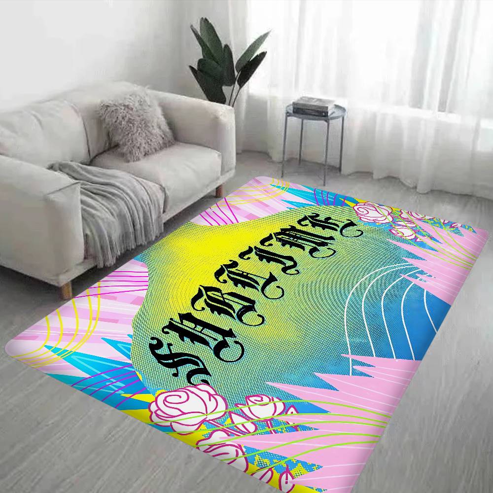 Sublime Band Floor Mat Rectangle Anti-slip Home Soft Badmat Front Door Indoor Outdoor Mat el Decor Mat