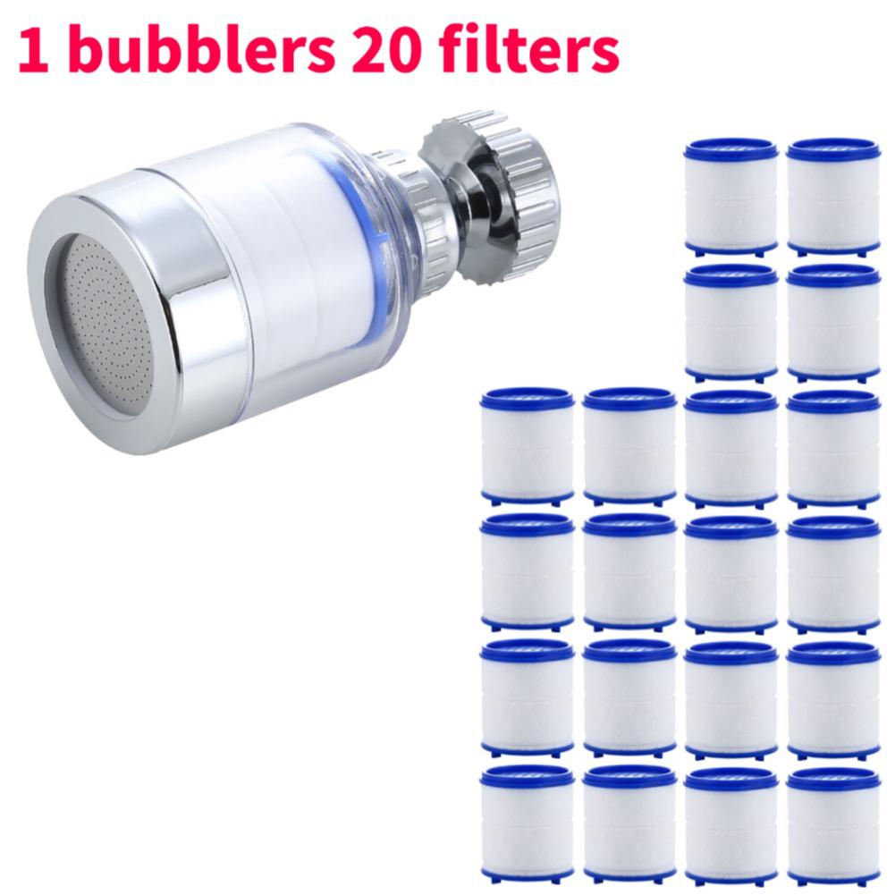 Faucet Filter Elements Water Purifier Filter Remove Chlorine Heavy Metal Faucet Adapter PP Cotton Filtration for Kitchen