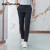 Qipai Men's Easy-Care Business Casual Straight-Leg Trousers