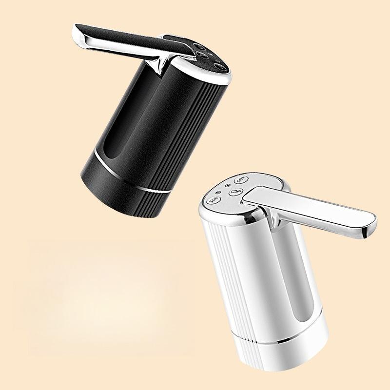 Portable White Automatic Water Dispenser Foldable Pump Water Dispenser Pump Household Electric Water Dispenser Button Control