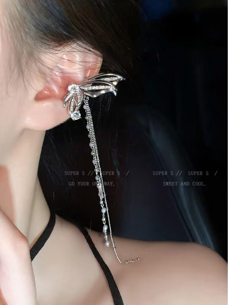 

Серьги-кисточки с бабочками и жемчугом Fuxin — роскошный и универсальный дизайн для женщин E0147