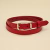 Leather Cowhide Elegant Ladies Fashion Belt With Alloy Pin Closure For Work