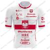 Team  Mazowsze Serce Polski Cycling Jersey 2023 Poland Champion Set Men Cycling Clothing Road Bike Shirts Suit Bicycle Pants