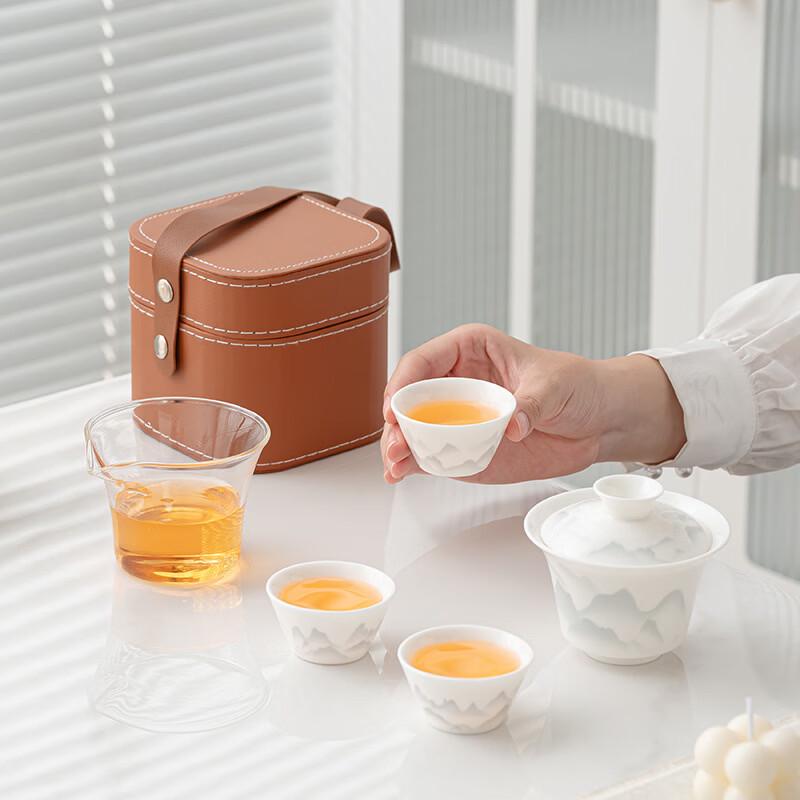 Yuzhu Xun Nordic Gaiwan Travel Tea Set