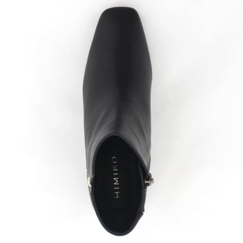 Genuine Leather Cushioned Warm Boots Made In Japan by HIMIKO. Side-cut Metal Point Boots, Size 651412, Black, Size 235.