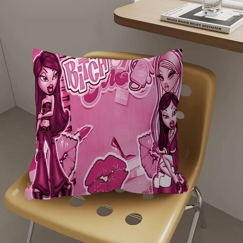 Anime B-Bratz Pillow Cushion Cover Pillowcase Living Room Sofa Home Decor