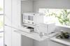 Yamazaki Jitsugyo Stopper Only Required To Be Kitchen Appliance Bottom Drawer Sliding Table White Approximately W45 X 64 X Tower with Sliding Shelf