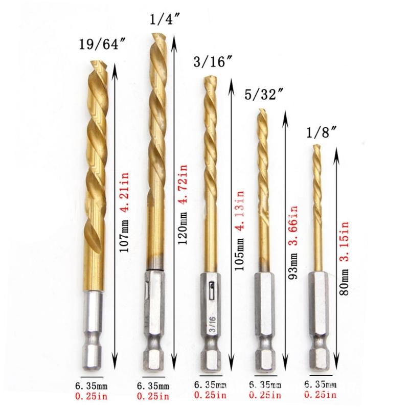 Screw Extractor Bolt Extractor Set Left Hand Drill Bit Set Stripped Bolt Remover Borken Bolt Extractor Kit for Removing