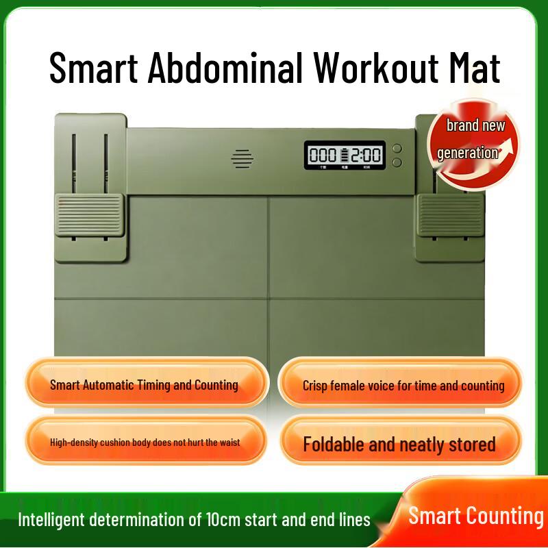 Li Bai Smart Sit-up Training Mat with Timer & Counter