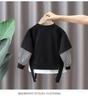 Boys' Trendy Spring/Autumn 2025 Fashionable Sweatshirt Set
