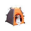 Elevated-Dog Bed with Canopy-Outdoor Dog Bed Cooling Raised Dog Cot Pet Tent