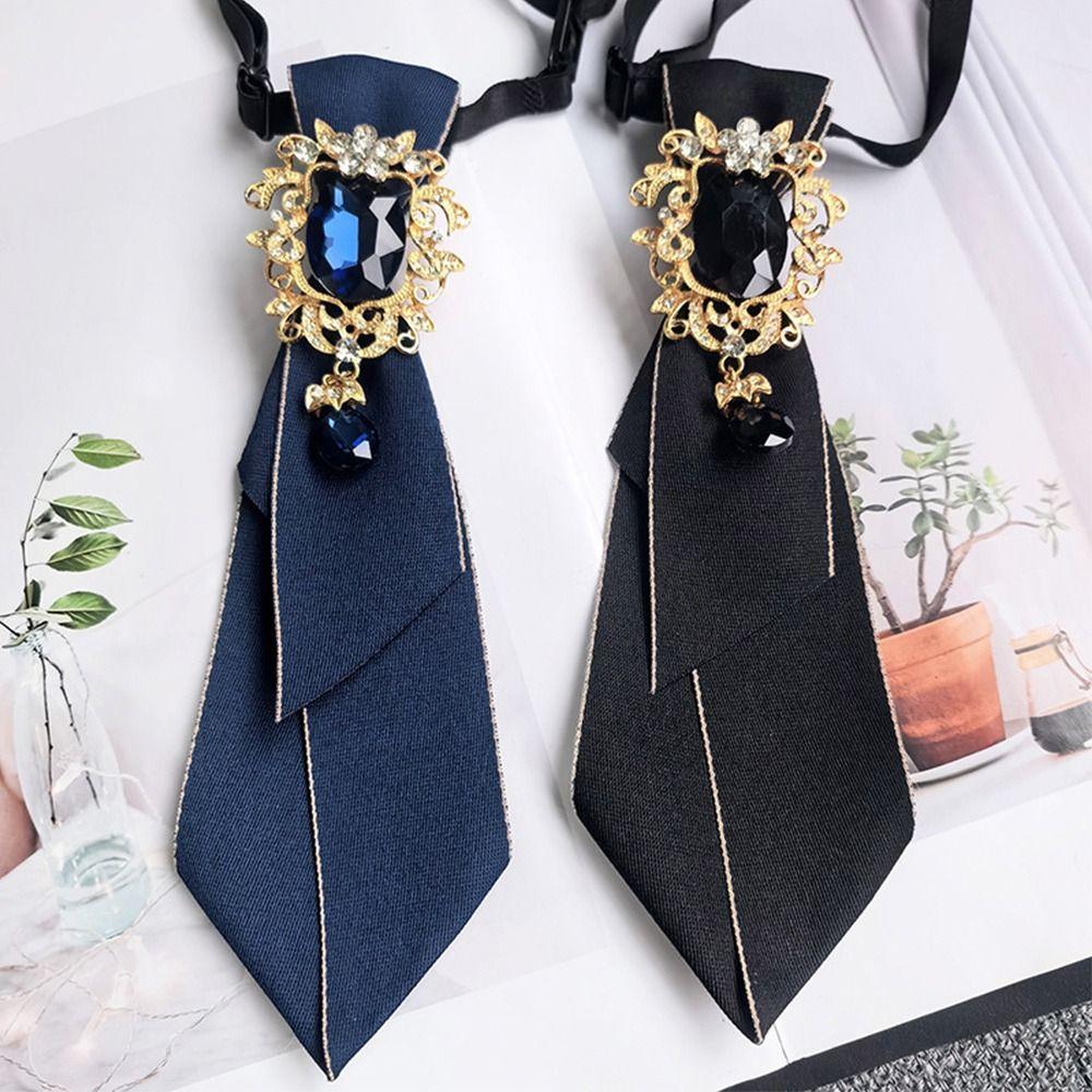 Handmade Women's Tie Diamonds Shirt Accessories Fashion Necktie  Party